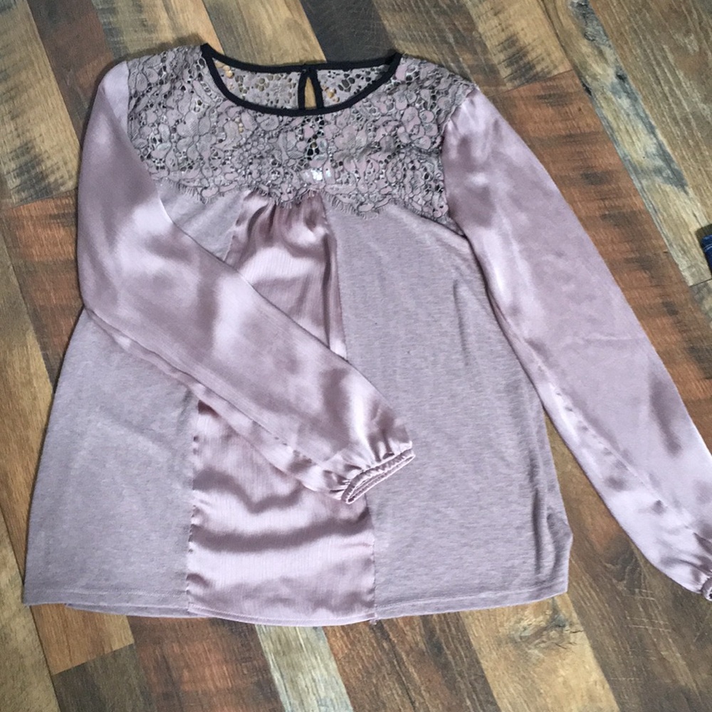Blush pink blouse